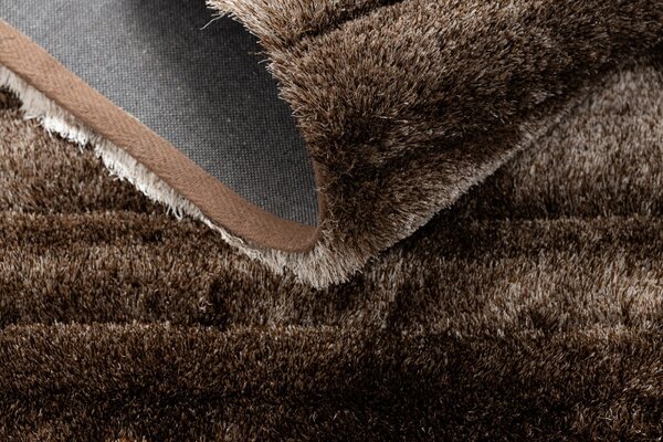 Dywany Łuszczów, Kusový koberec Flim 007-B3 Stripes brown, 120x160, hnědá, ložnice