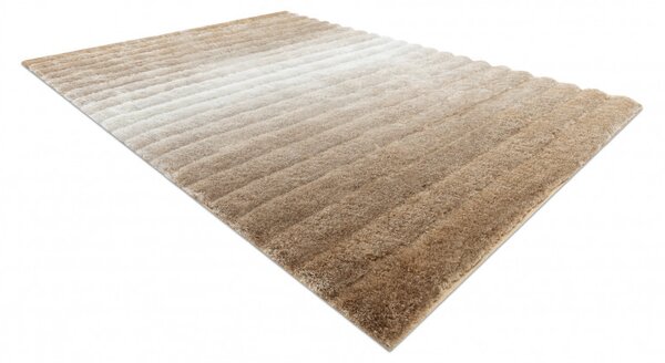 Dywany Łuszczów, Kusový koberec Flim 007-B2 Stripes beige, 120x160, béžová, ložnice