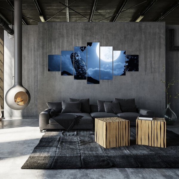 Obraz - Noční sova (210x100 cm)