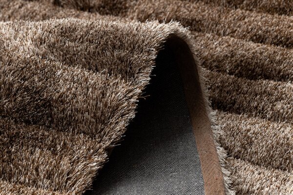 Dywany Łuszczów, Kusový koberec Flim 007-B3 Stripes brown, 120x160, hnědá, ložnice