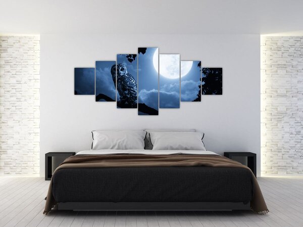 Obraz - Noční sova (210x100 cm)