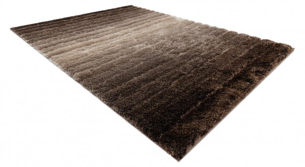Dywany Łuszczów, Kusový koberec Flim 007-B3 Stripes brown, 120x160, hnědá, ložnice