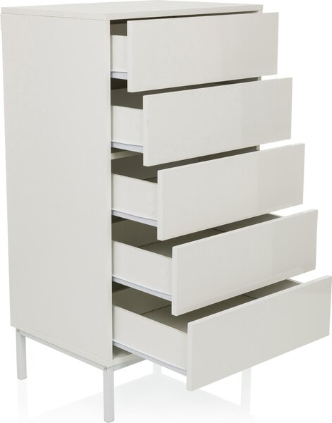 Hjh LIVING Komoda s 5 zásuvkami BJORDAL Příborník 100,0 x 55,0 x 40,0 cm