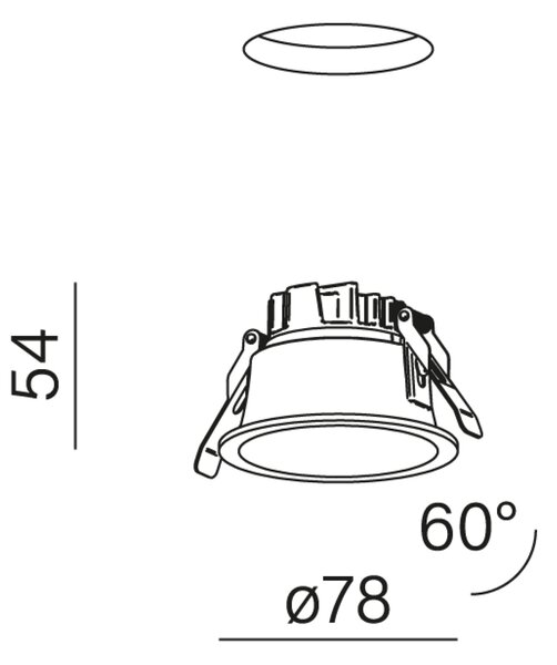 AQform designová venkovní zapuštěná svítidla Hollow Lens Move