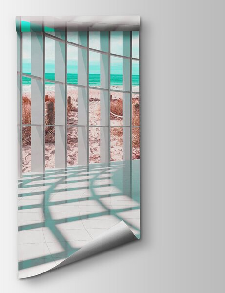 Fototapeta Velká místnost s velkými okny, 3D fototapety, Populární fototapety, u70513v2 - Tapeko.co.cz