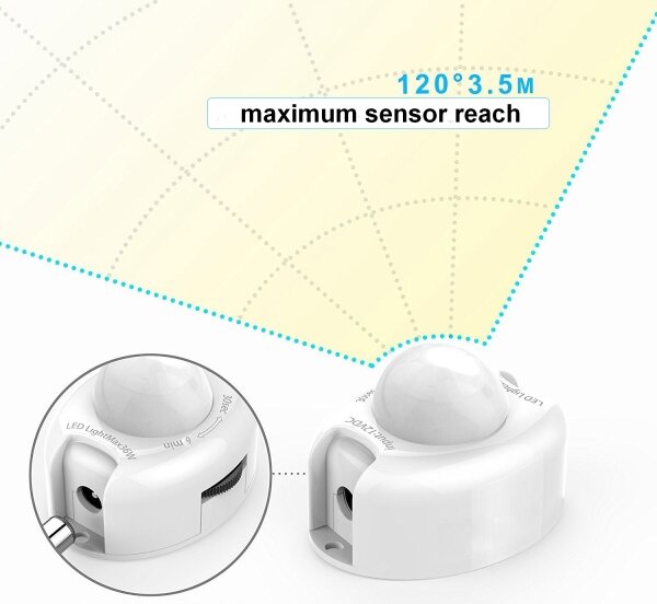 Ecolite DX-CDA-1 - LED Pásek se senzorem 1,2 m LED/3,6W/230V