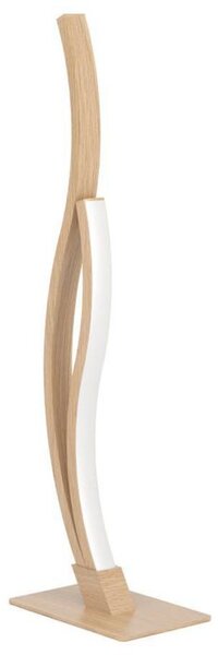 Stolní LED lampa GRISOLIA hnědá/bílá