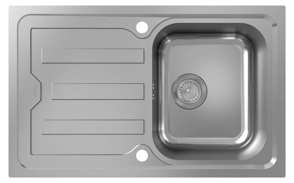 Hansgrohe vestavný dřez S44 s odkapávačem, US 45cm, 770x480mm, ES