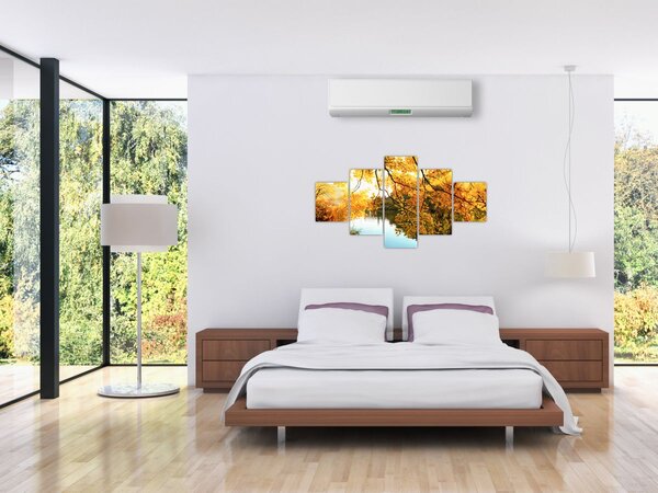 Obraz - Podzimní strom (125x70 cm)