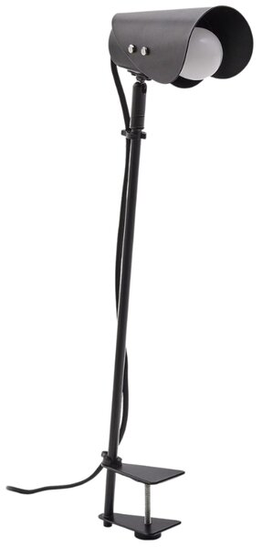 Černá kovová stolní lampa s klipem Kave Home Jula