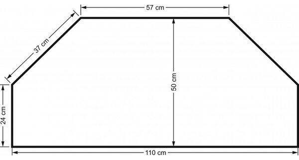 TV stolek rohový Rami 110x70x50 z indického masivu palisandr