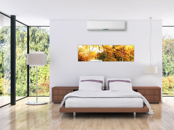 Obraz - Podzimní strom (170x50 cm)