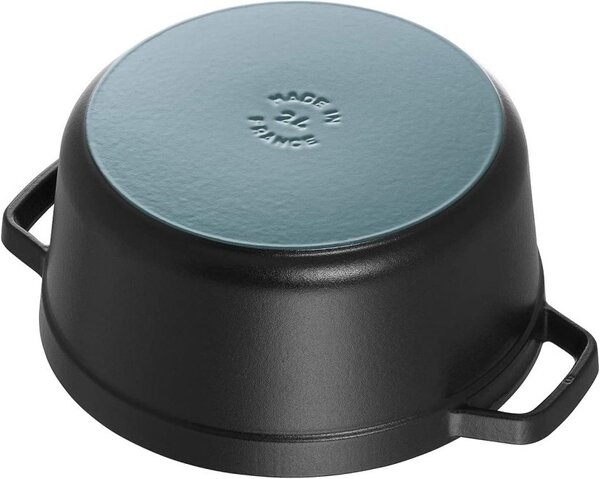 Litinový hrnec Staub 22 cm, černý