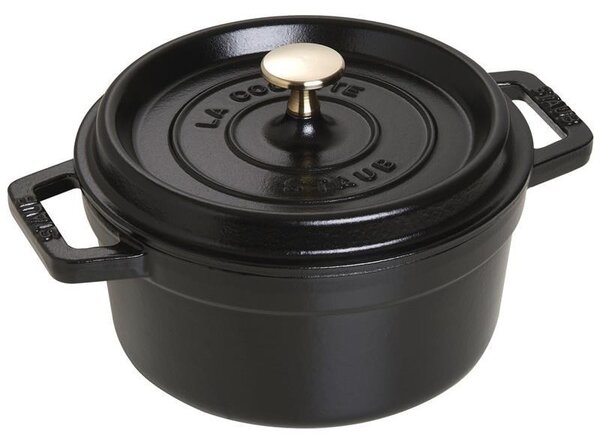 Litinový hrnec Staub 20 cm, černý