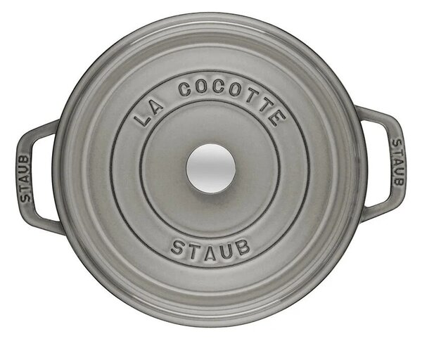 Litinový hrnec Staub 20 cm, šedý