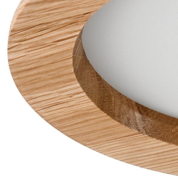 LED Podhledové svítidlo WOODY SPOT LED/16,5W/230V 4000K dub pr. 18,5 cm