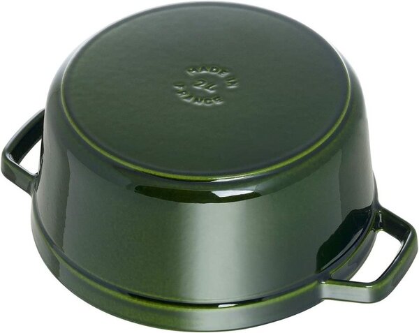 Litinový hrnec Staub 22 cm, bazalka