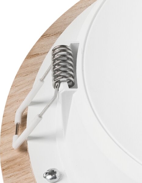 LED Podhledové svítidlo WOODY SPOT LED/16,5W/230V 4000K dub pr. 18,5 cm