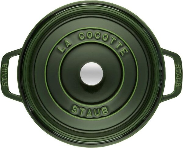 Litinový hrnec Staub 22 cm, bazalka
