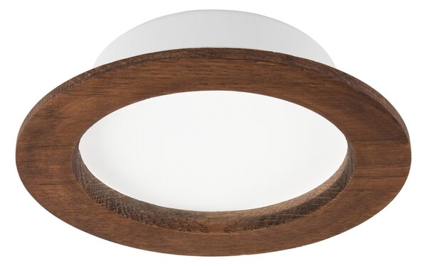 LED Podhledové svítidlo WOODY SPOT LED/12,5W/230V 3000K třešeň pr. 16 cm