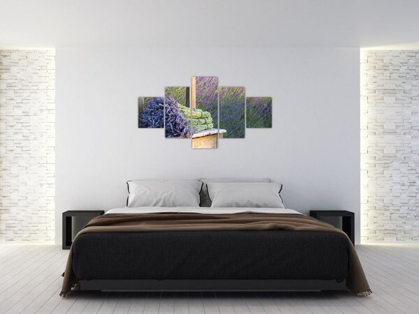 Obraz - Levandulové svazky (125x70 cm)
