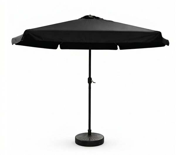 Aga Zahradní slunečník 300 cm MR2055 Černý