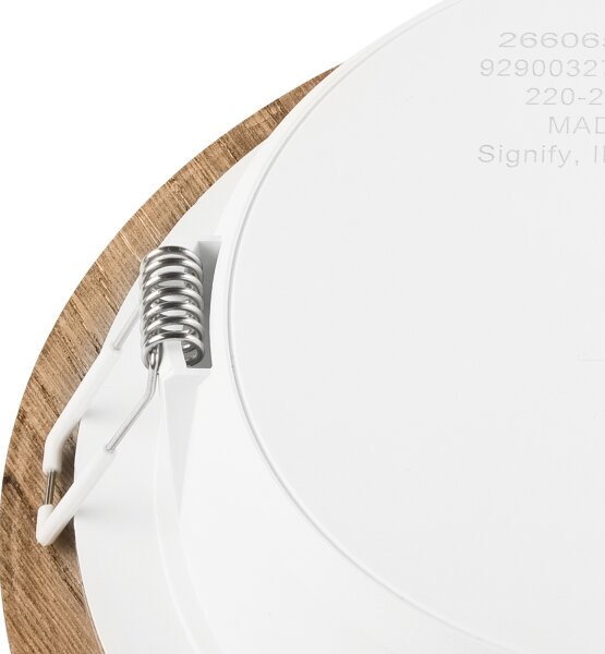 LED Podhledové svítidlo WOODY SPOT LED/16,5W/230V 4000K ořech pr. 18,5 cm