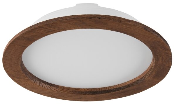 LED Podhledové svítidlo WOODY SPOT LED/23,5W/230V 4000K třešeň pr. 23,5 cm