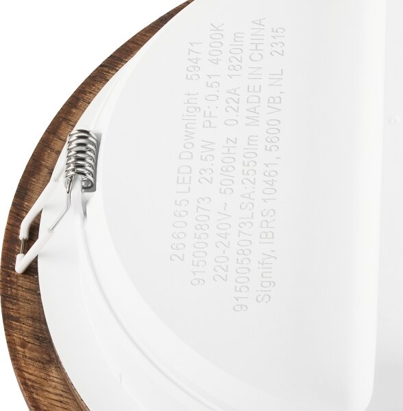 LED Podhledové svítidlo WOODY SPOT LED/23,5W/230V 4000K třešeň pr. 23,5 cm