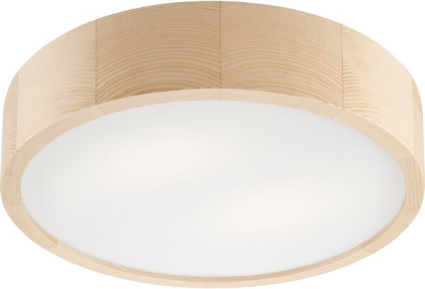 Koupelnové stropní svítidlo NATURAL 3xE27/15W/230V IP54 borovice pr. 37 cm