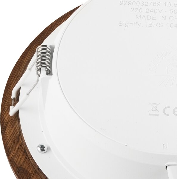 LED Podhledové svítidlo WOODY SPOT LED/16,5W/230V 4000K třešeň pr. 18,5 cm
