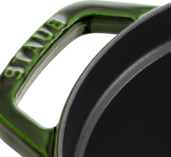 Oválný litinový hrnec Staub 31 cm, bazalka