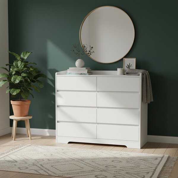 Hjh LIVING Komoda s 8 zásuvkami OSOYRO Příborník 98,5 x 110,0 x 38,0 cm