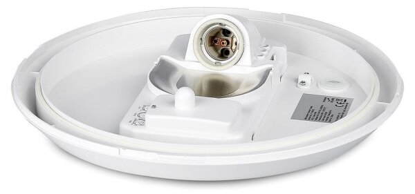 Koupelnové stropní svítidlo se senzorem 1xE27/60W/230V IP44 pr. 29,6 cm
