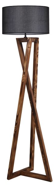 ASIR Stojací lampa MACKA hnědá černá