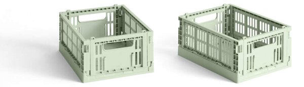 HAY Úložný box Colour Crate Mini set 2ks, mint