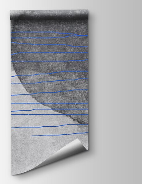 Fototapeta Šedá a modrá čára, Designové fototapety na zeď, Populární fototapety, u78579v1 - Tapeko.co.cz