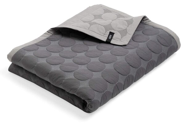 HAY Pléd Mega Dot Organic 260x260, dark grey