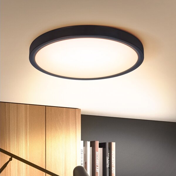 Brilagi-LED Stmívatelné svítidlo ESTELA LED/36W/230V 3000-6500K pr. 30 cm černá+DO