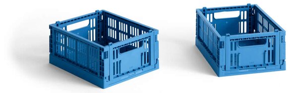 HAY Úložný box Colour Crate Mini set 2ks, electric blue