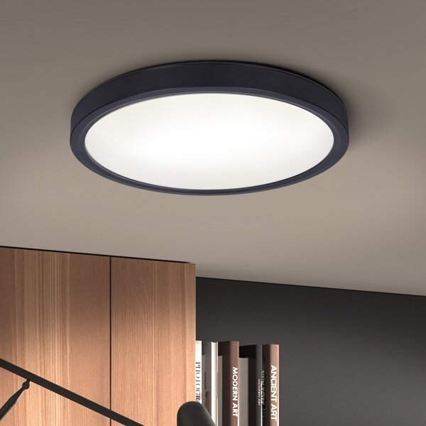 Brilagi-LED Stmívatelné svítidlo ESTELA LED/36W/230V 3000-6500K pr. 30 cm černá+DO