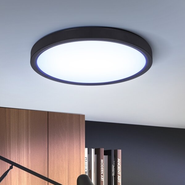 Brilagi-LED Stmívatelné svítidlo ESTELA LED/36W/230V 3000-6500K pr. 30 cm černá+DO