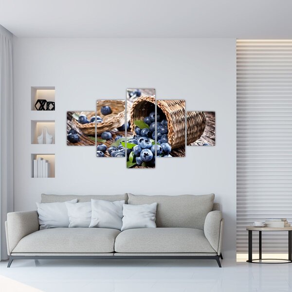 Obraz - Šťavnaté borůvky (125x70 cm)