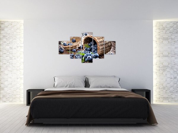 Obraz - Šťavnaté borůvky (125x70 cm)