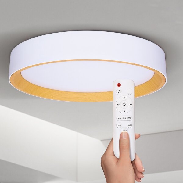 Brilagi -LED Stmívatelné svítidlo LARIOS LED/48W/230V 3000-6500K pr. 39 cm bílá+DO