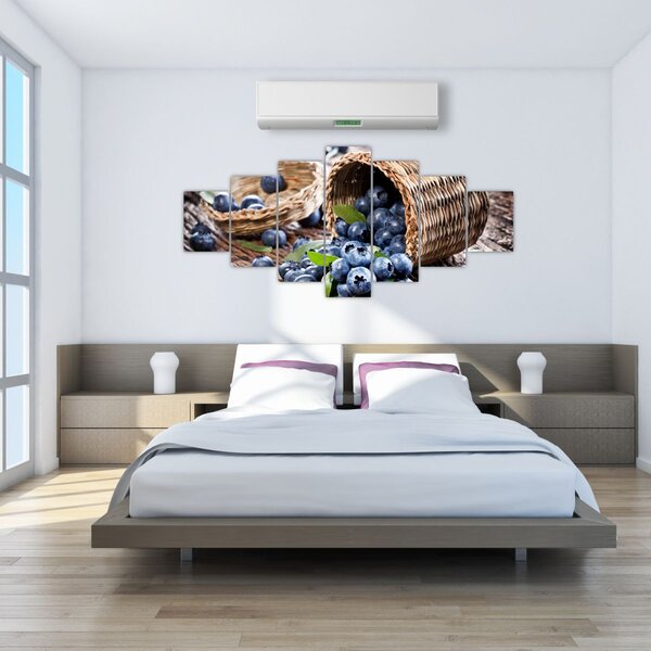 Obraz - Šťavnaté borůvky (210x100 cm)