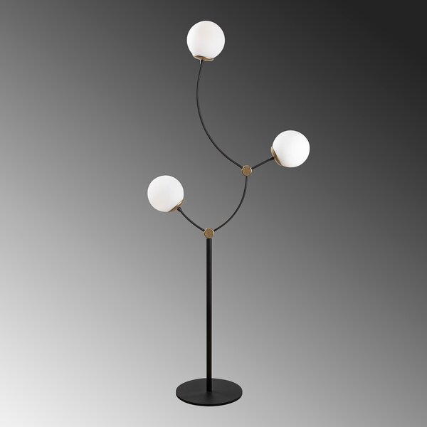 ASIR Stojací lampa KROMOZOM - 4001 černá bílá - Doprodej