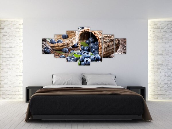 Obraz - Šťavnaté borůvky (210x100 cm)