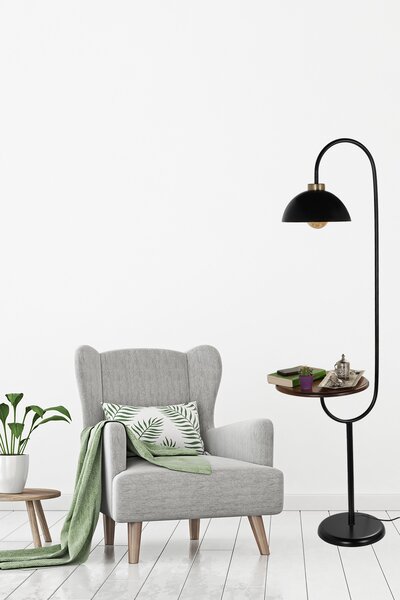 ASIR Stojací lampa ZUNRUT černá