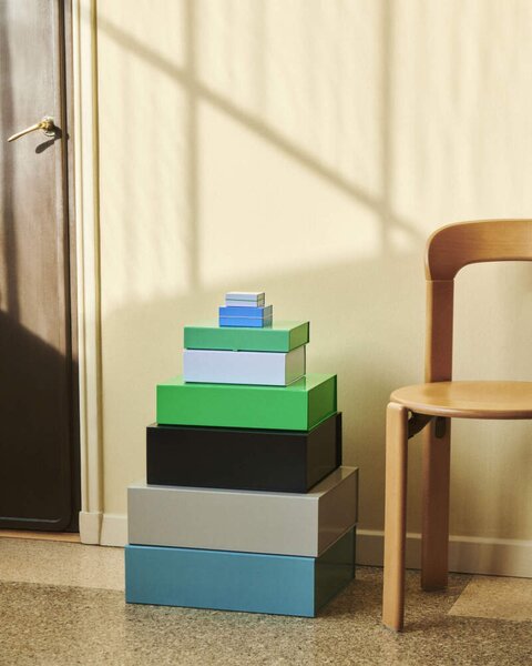 HAY Úložný box Colour Storage L, ocean blue